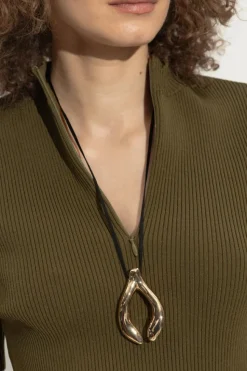 Tory Burch GOLD Pendant Necklace