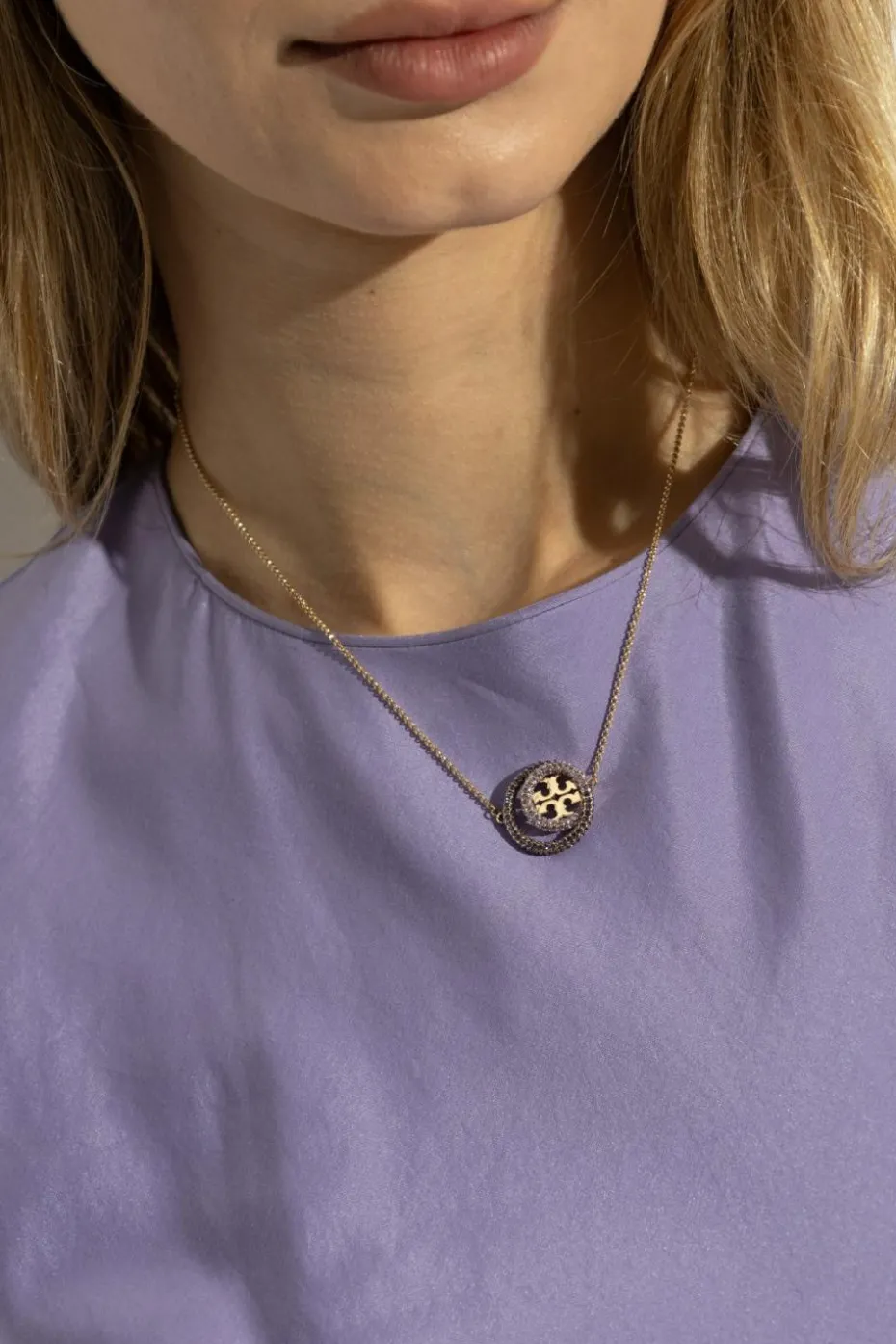 Tory Burch GOLD Pendant Necklace