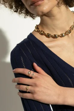 Tory Burch GOLD Set of three rings