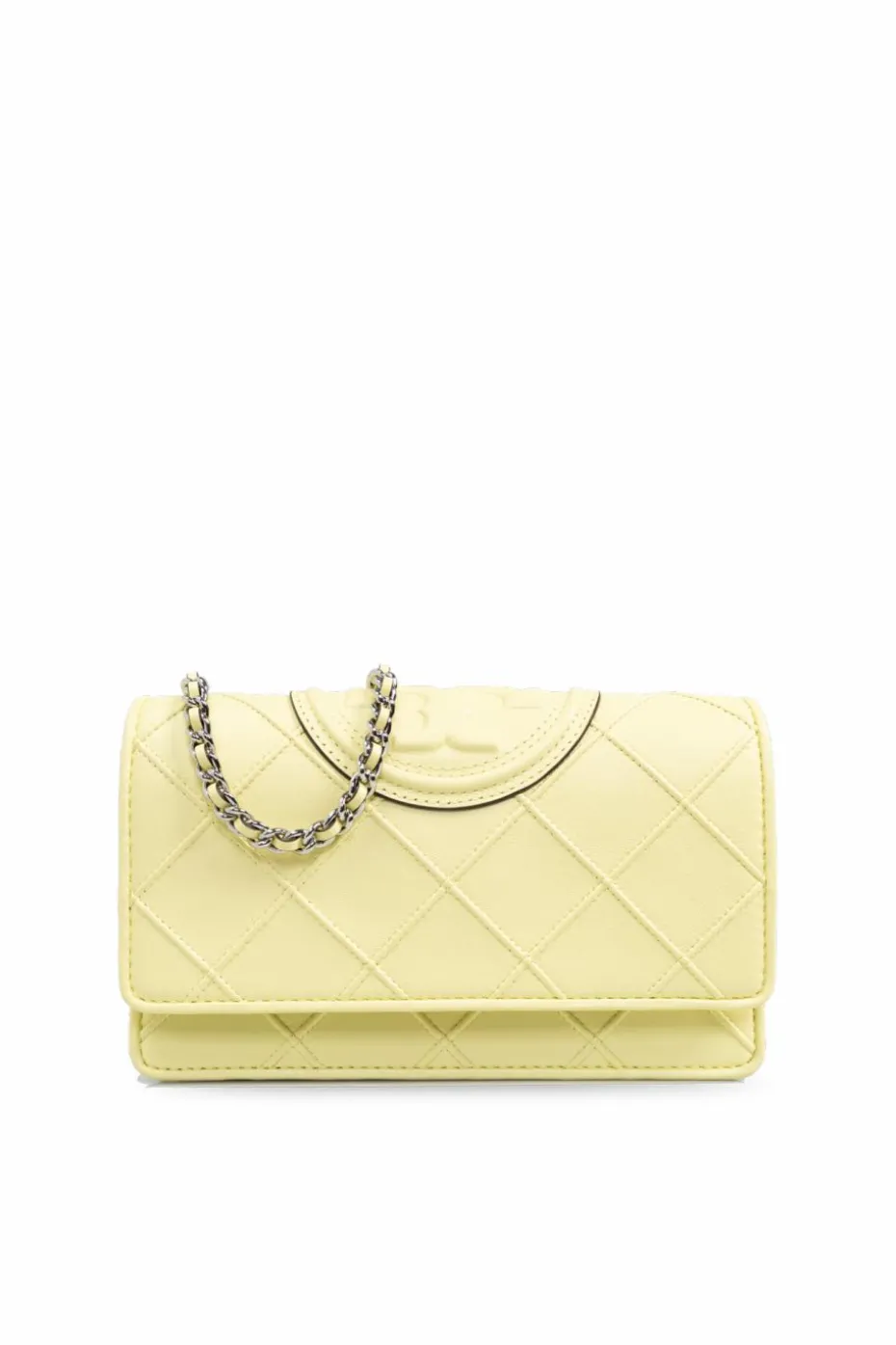 Tory Burch GREEN Chain Wallet Fleming Soft