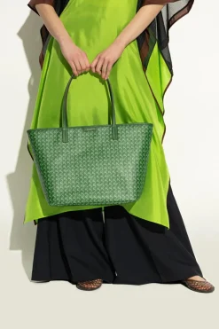 Tory Burch GREEN "Ever-Ready Small" shopper bag