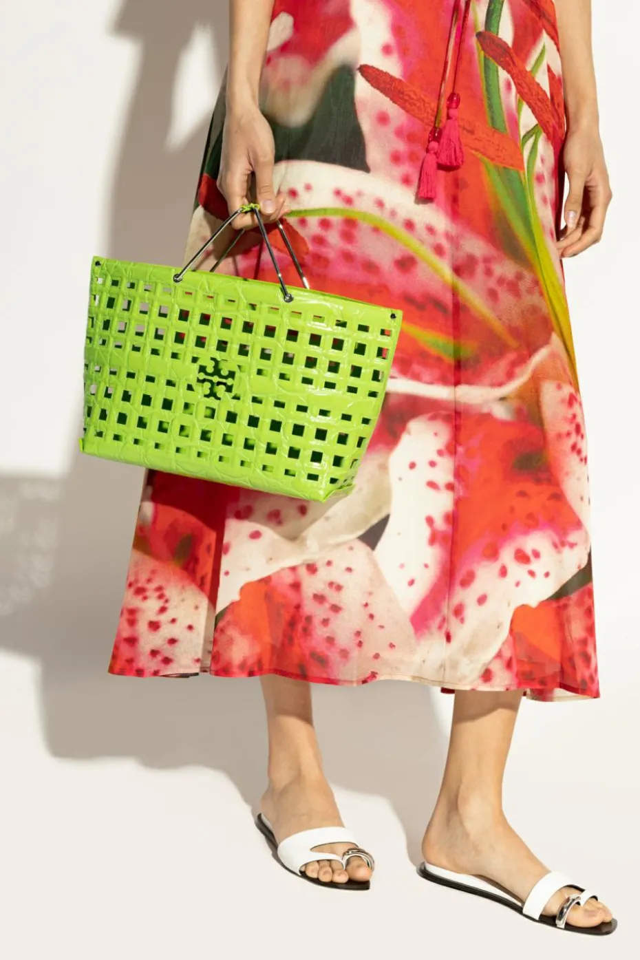 Tory Burch GREEN Handbag `Ella`