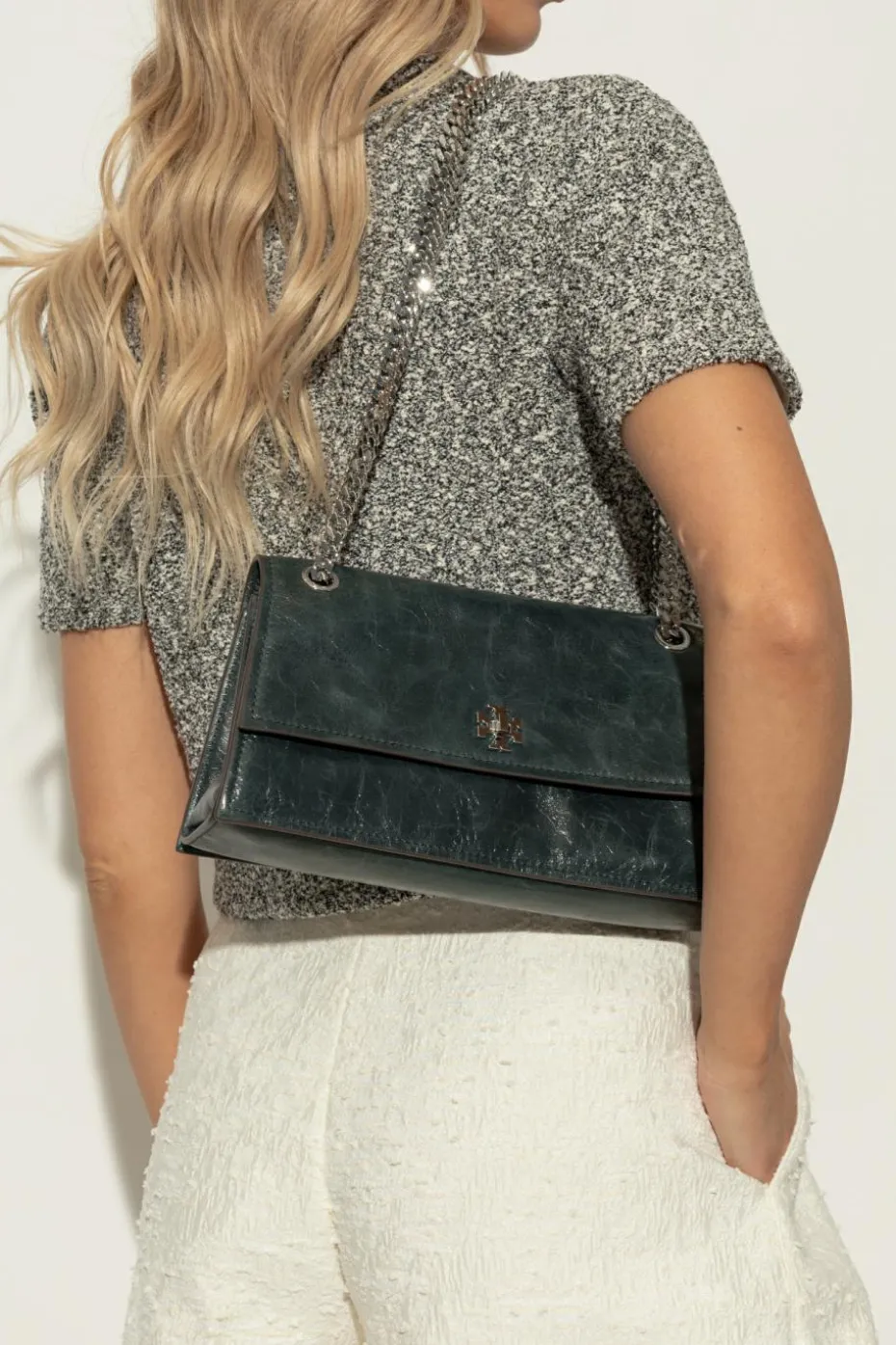 Tory Burch GREEN Shoulder bag "Paloma"