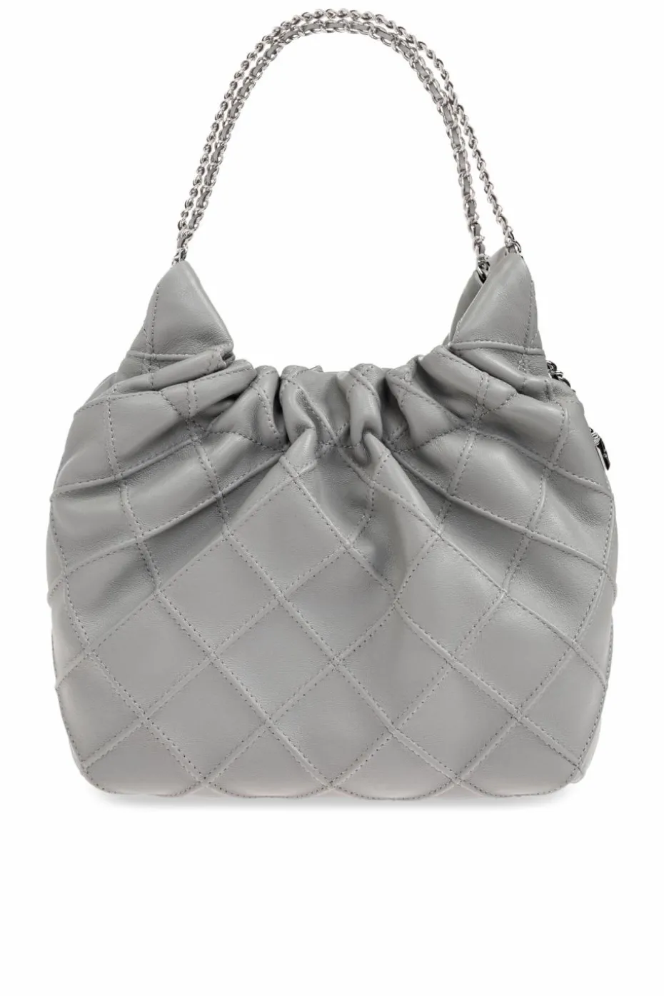 Tory Burch GREY `Fleming Mini` shoulder bag