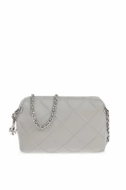 Tory Burch GREY Shoulder bag "Fleming Small"