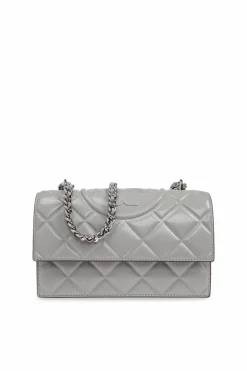 Tory Burch GREY Shoulder bag 'Fleming Small'