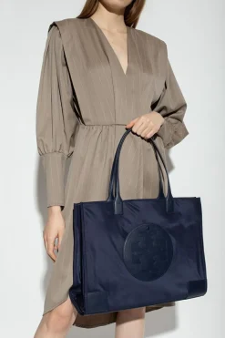 Tory Burch NAVY BLUE ‘Ella’ shopper bag