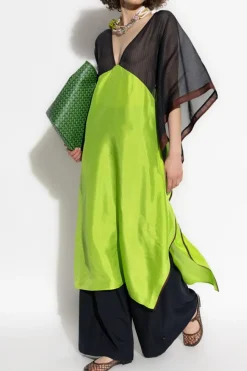 Tory Burch neon Silk dress