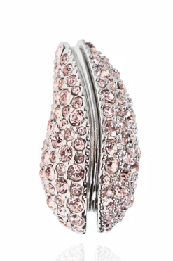 Tory Burch PINK Earrings with shimmering crystals