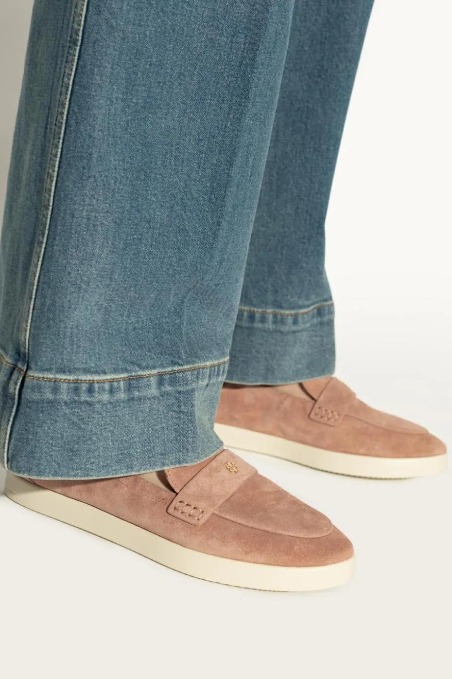 Tory Burch PINK Suede loafers