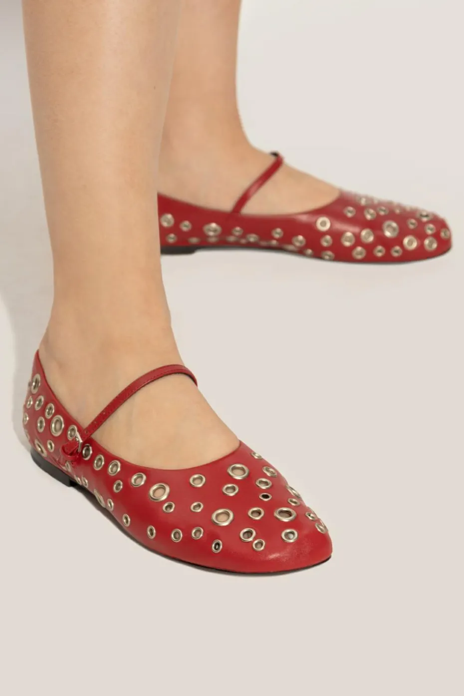 Tory Burch RED Ballet Flats Mary Jane
