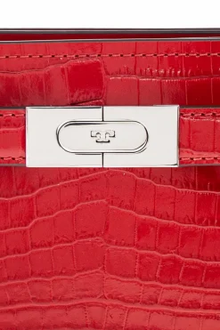 Tory Burch RED Handbag `Lee Radziwill Mini`