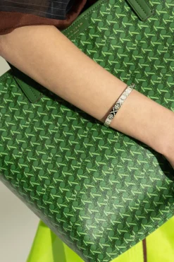 Tory Burch SILVER Bracelet with logo