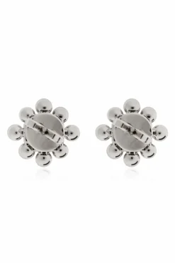 Tory Burch SILVER Brass earrings