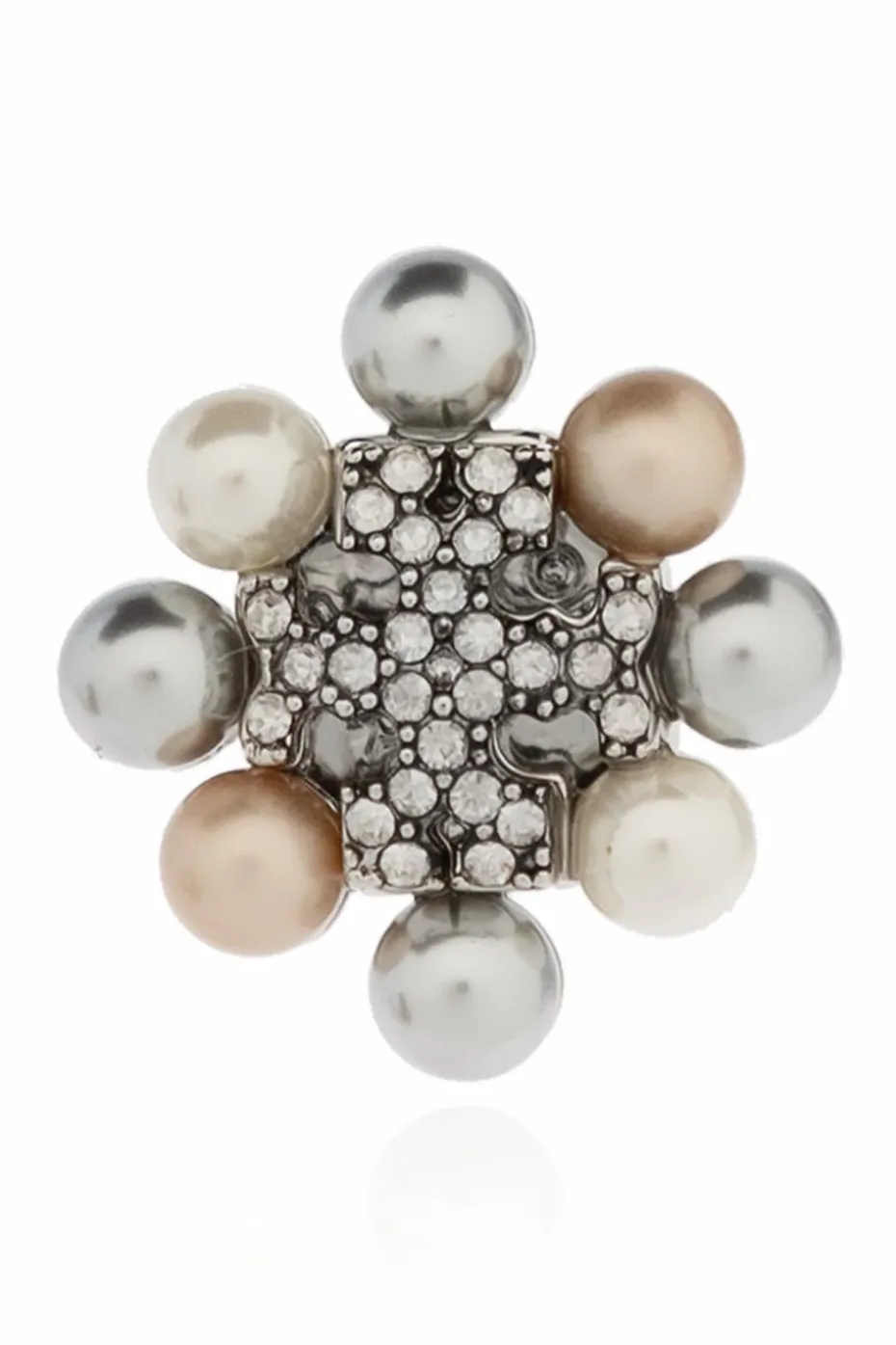 Tory Burch SILVER Brass earrings