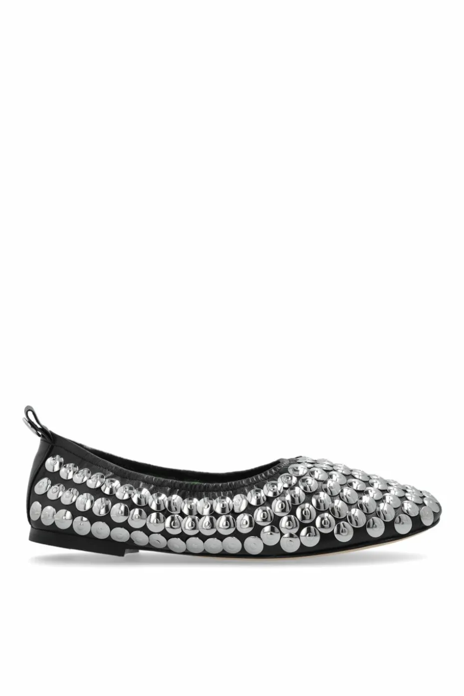 Tory Burch SILVER Leather ballerinas with studs