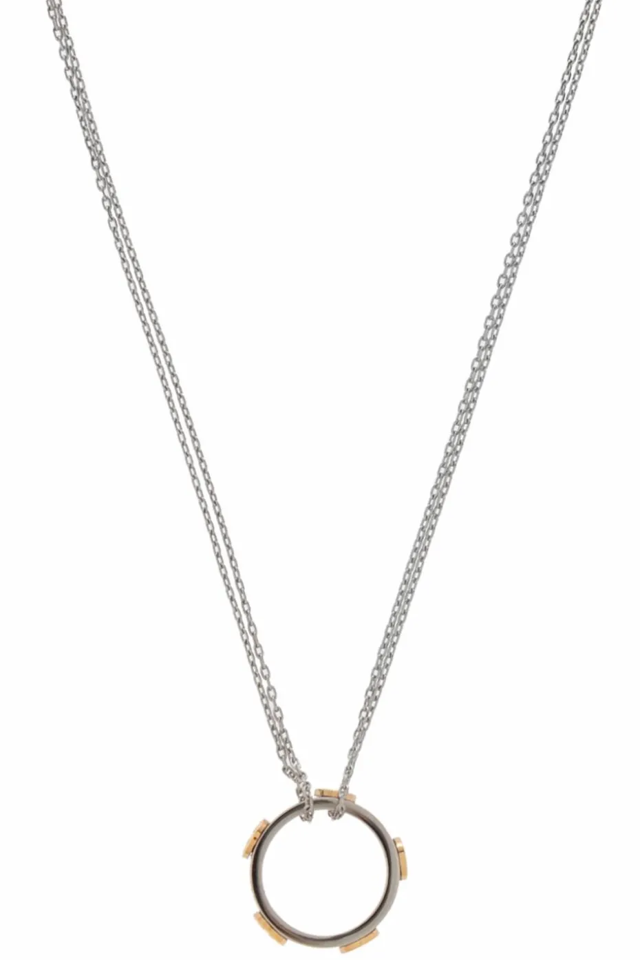 Tory Burch SILVER Pendant Necklace