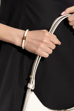 Tory Burch WHITE Bracelet with logo