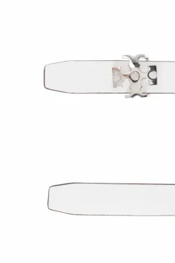 Tory Burch WHITE Double-sided belt