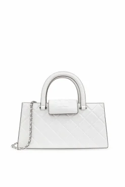 Tory Burch WHITE Handbag Fleming