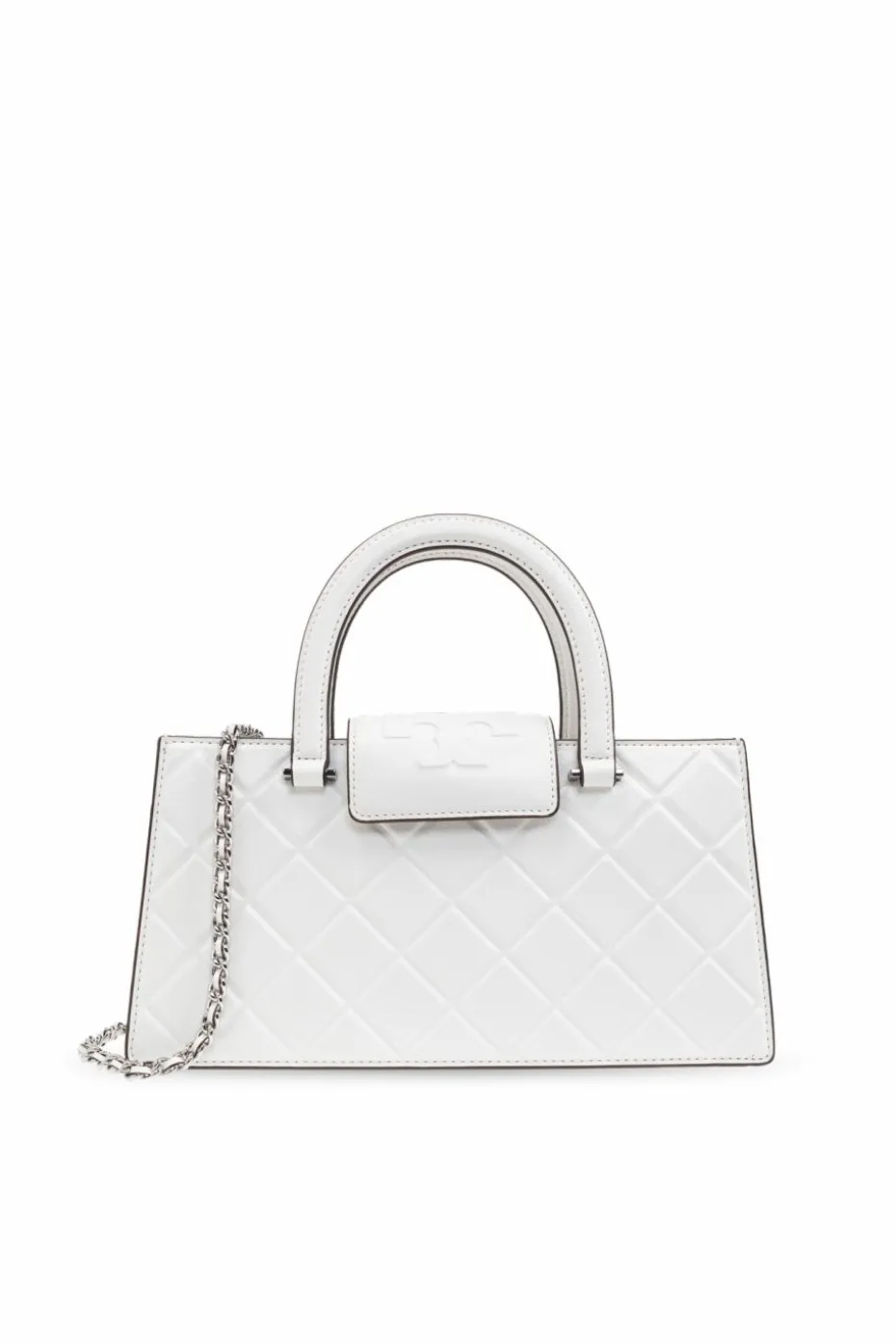 Tory Burch WHITE Handbag Fleming