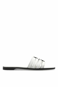 Tory Burch WHITE 'Ines' flip-flops