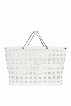 Tory Burch WHITE Leather bag āMarketā