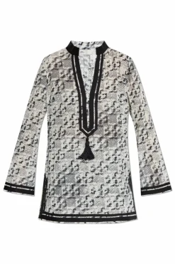 Tory Burch WHITE Tunic with Print