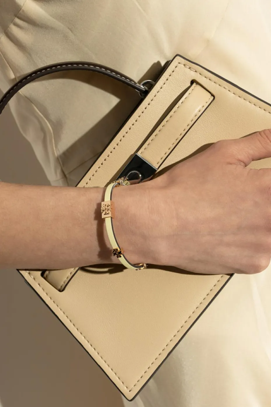 Tory Burch YELLOW Leather bracelet