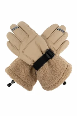 UGG beige Ski gloves Shasta with faux fur