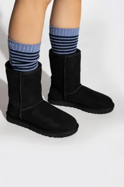 UGG BLACK ‘Classic Short II’ snow boots