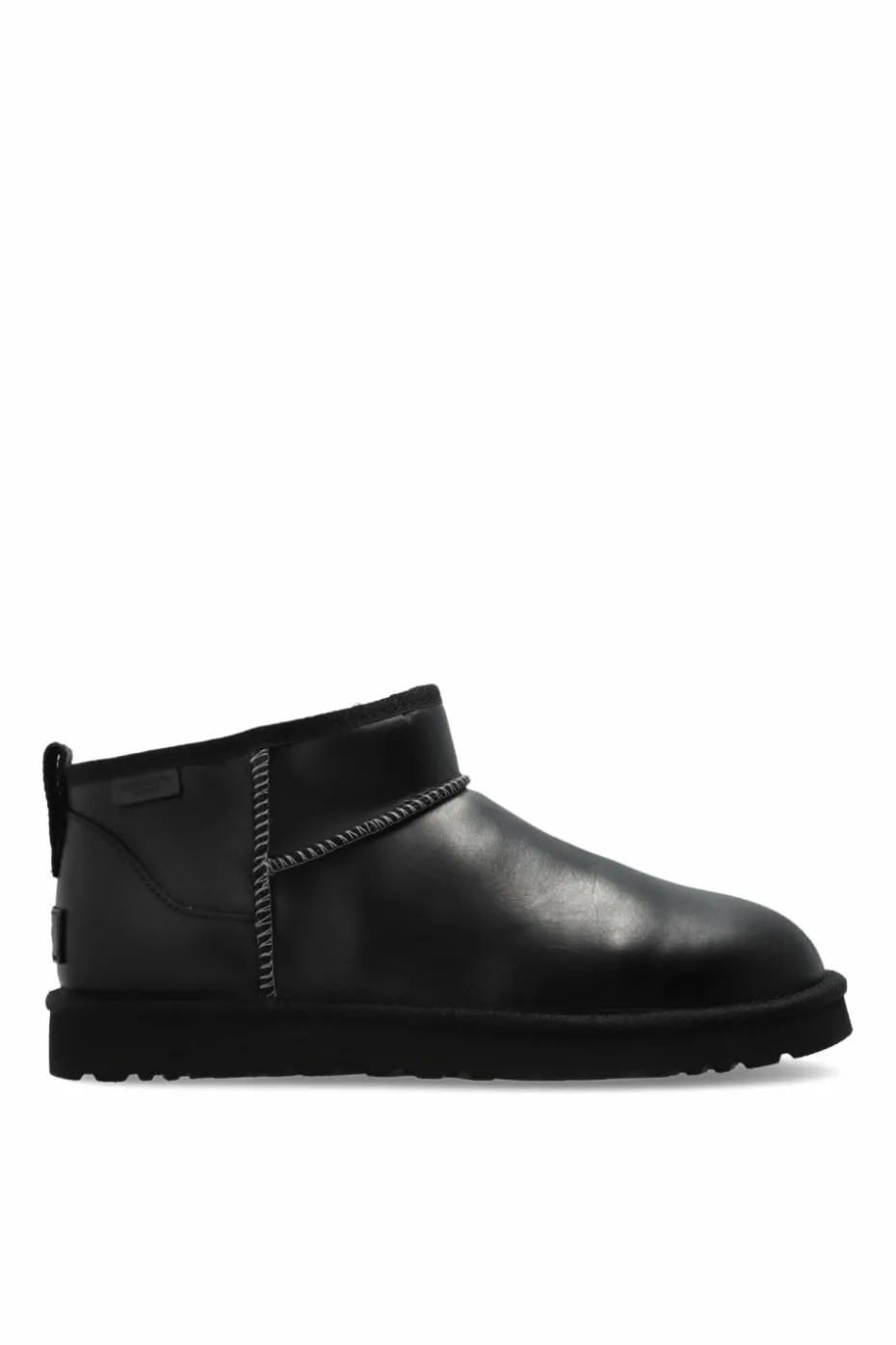 UGG BLACK Classic Ultra Mini snow boots