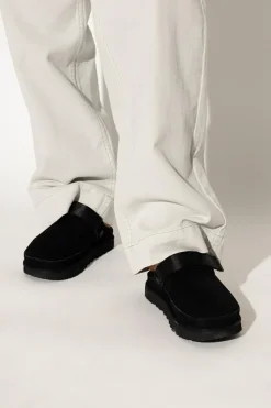 UGG BLACK ‘Goldenstar’ slides