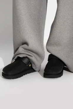 UGG BLACK Goldenstar Villa slides