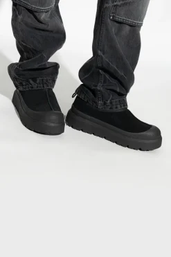 UGG BLACK ‘Tasman Weather Hybrid’ suede shoes