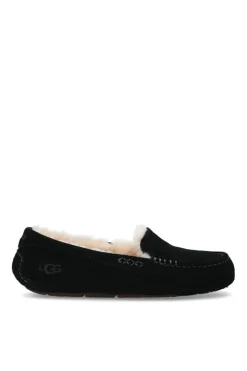 UGG BLACK āW Ansleyā moccasins with fur lining