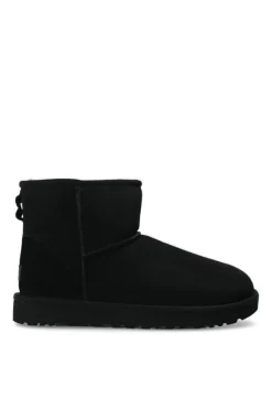 UGG BLACK 'W Classic Mini II' suede snow boots