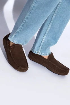 UGG BROWN ‘Ascot’ suede loafers