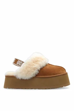 UGG BROWN ‘Funkette’ suede platform boots