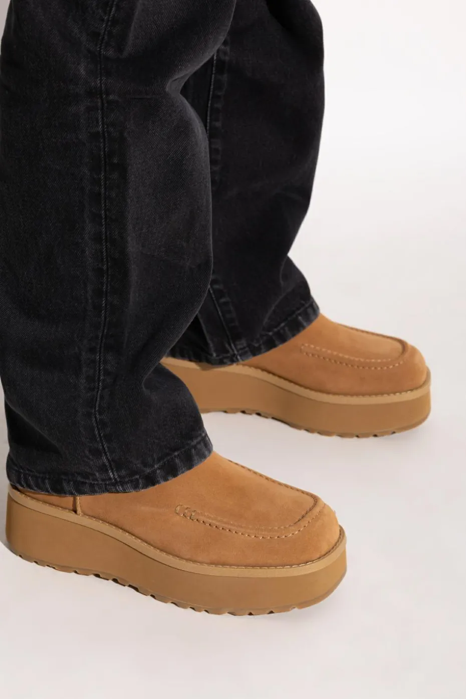 UGG BROWN Platform ankle boots "Cityfunc Ultra Mini"