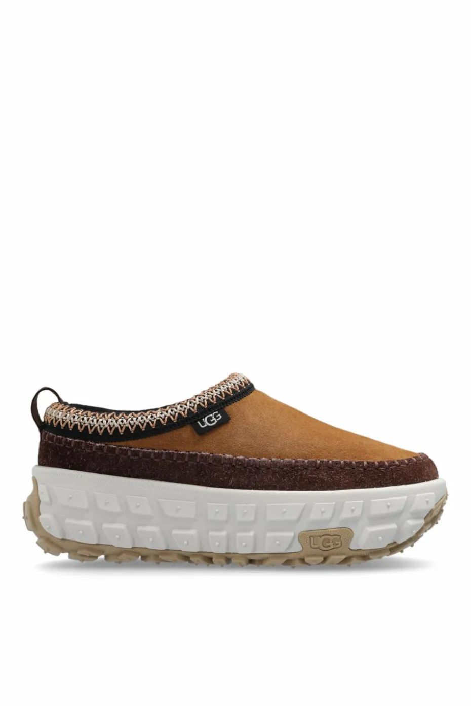 UGG BROWN Platform Slippers ‘Venture Daze’