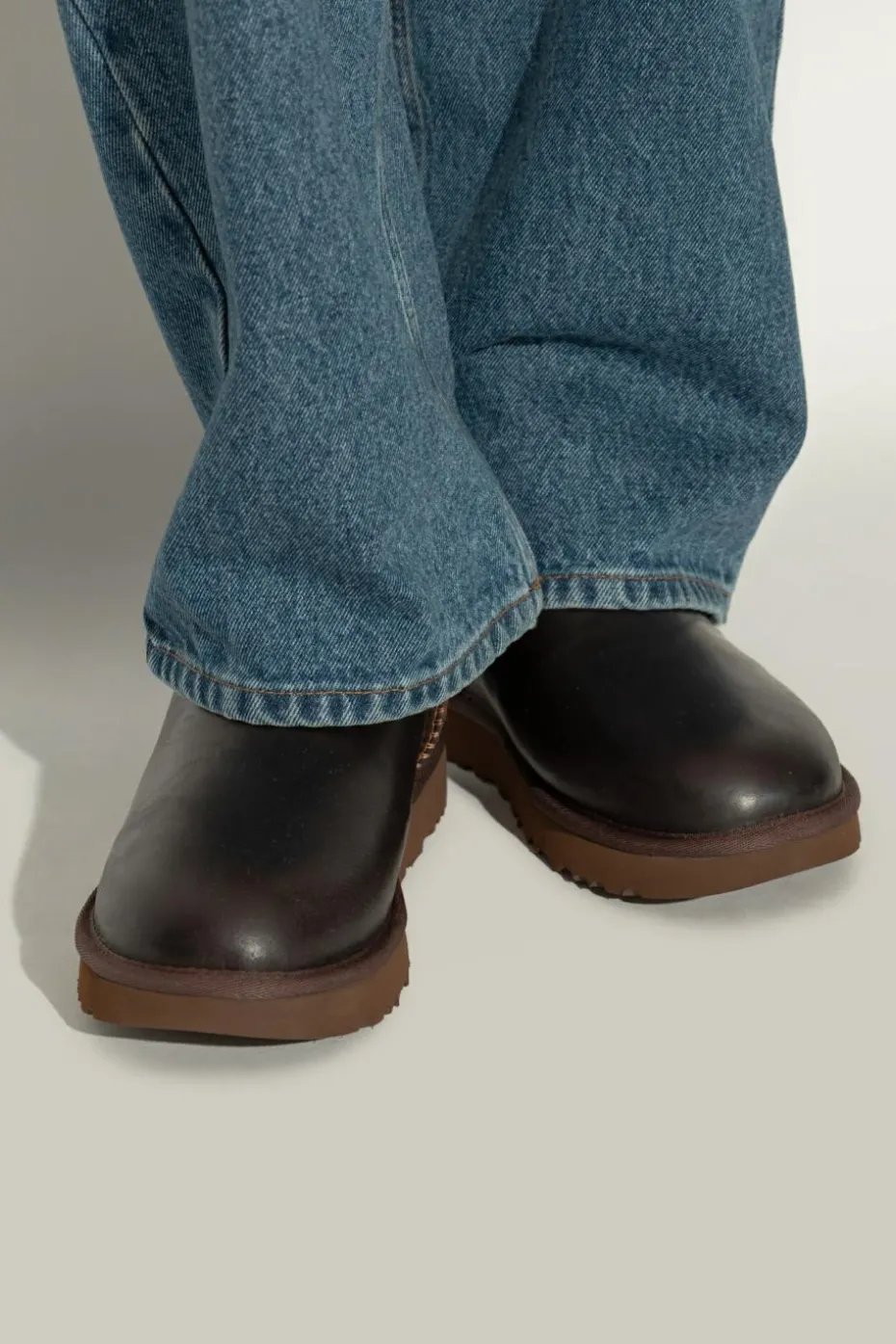 UGG BROWN Snow Boots "Classic Ultra Mini"