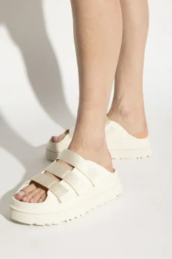 UGG cream Slides W GOLDENGLOW SLIDE