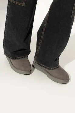 UGG GREY ‘Classic Ultra Mini’ snow boots