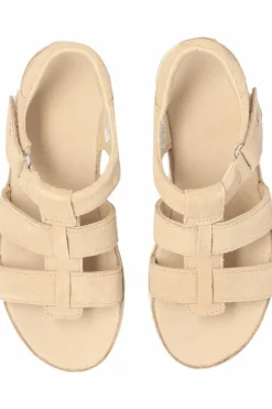 UGG Kids beige ‘Goldenstrap’ sandals