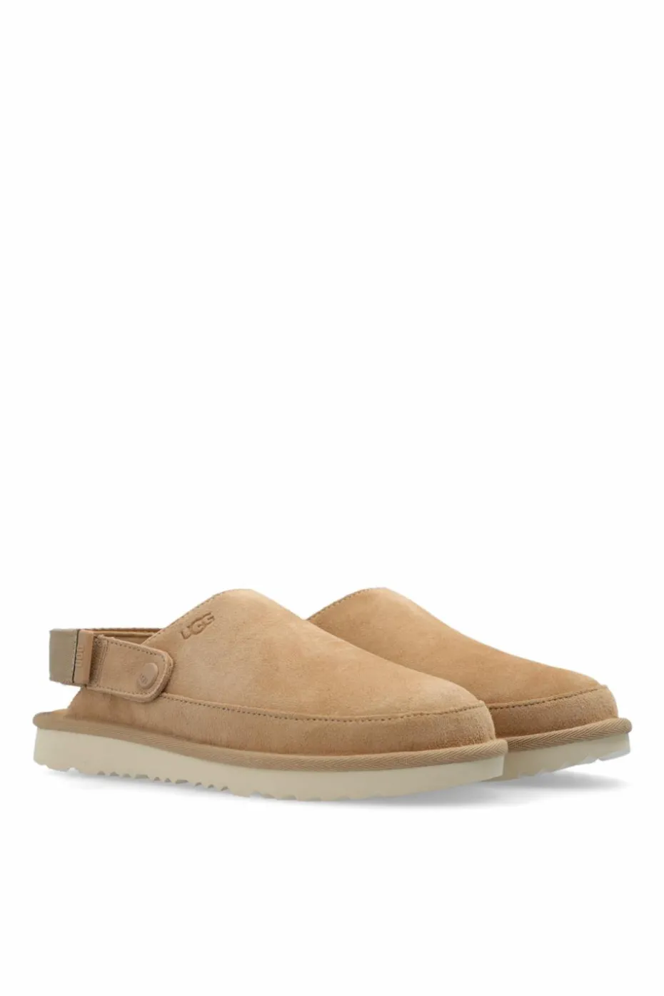 UGG Kids beige Leather boots Goldenstar Clog