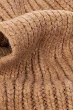 UGG Kids beige Scarf with logo patch