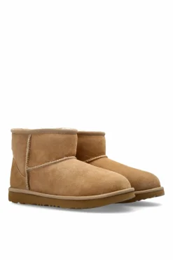 UGG Kids beige Snow Boots "KIDS CLASSIC MINI II"