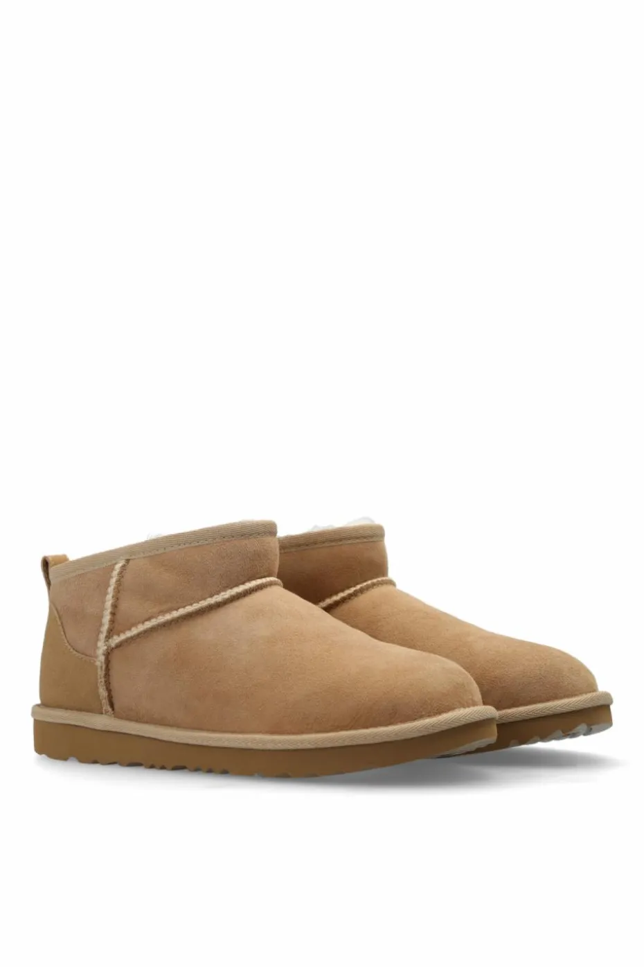UGG Kids beige Snow Boots 'Kids Classic Ultra Mini'