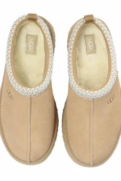 UGG Kids beige ‘Tazz’ slides